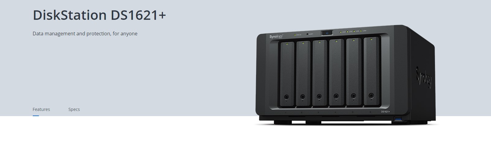 Thiết bị lưu trữ mạng Synology DS1621+